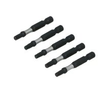 Uzgalis trieciena 1/4 50mm Draumet Torx T25 S2 5gab.