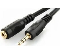 Gembird 3,5 mm stereo audio pagarinātājs melns
