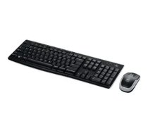 Logitech Keyboard and Mouse Set MK270 - US Layout - Black