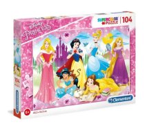 Clementoni, Disney Princess, Puzzle, For Girls, 6+ years, 104 pcs