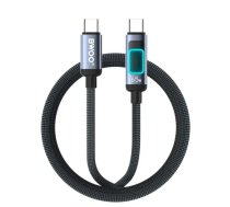 BWOO X324CC braided fast charging cable with light display PD 60W USB-C - USB-C