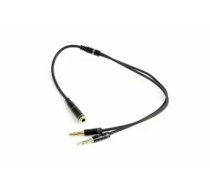 Gembird 2 x 3,5 mm Combo Male - 3,5 mm Mic|Audio Metal