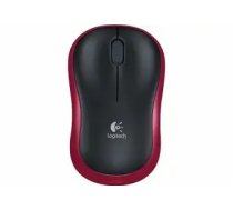 Logitech M185 Bezvadu pele Sarkana