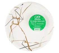 Ekoloģiski papīra šķīvji Marble Go Green Ø22cm 10 gab./ 0,11kg