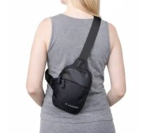 Wozinsky WMS-W1 Unisex Mini Shoulder Bag Waterproof Dual-Compartment for Phone - Black