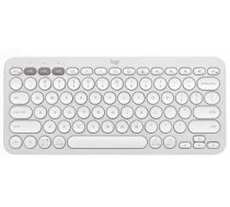 Klaviatūra Logiteh Pebble Keys 2 K380s Tonal White