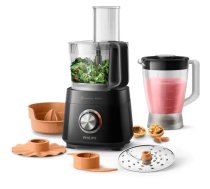 PHILIPS Viva Collection Kompaktais virtuves kombains 800W, melns