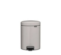 BRABANTIA atkritumu tvertne ar pedāli NewIcon, 5 l, Soft Grey