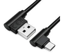 Qoltec Cable USB type C male | USB 2.0 A male | 1m