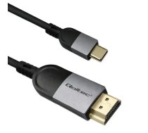 Qoltec Adapter Cable USB-C to HDMI high speed 4K | 60Hz | 32AWG | 2m