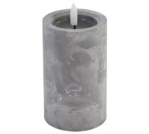 Svece LED 7.5x15cm, akmens efektu