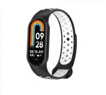 Beline pasek Mi Band 8 design czarno-biały |black-white