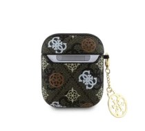 Guess PU 4G Peony Charm Case for AirPods 1/2 Brown