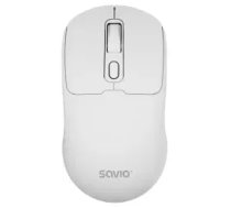 Datorpele Savio MB-04 Silent USB-C/2.4GHz/BT White