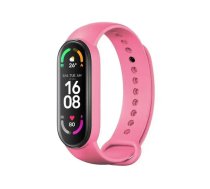 Silicone strap for XIAOMI Mi Band 5 / 6 / 7 pink (06)