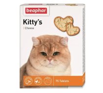Vitamīnizēta papildbarība - Beaphar KITTY'S Cheese, 75tab.