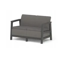 Dārza dīvāns divvietīgs Scandi Linea 2 Seater Sofa pelēks