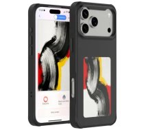 Case E-Ink 4smarts with NFC display Qi2 for iPhone 17 Pro Max black