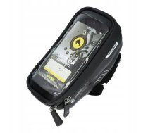 WILDMAN traveling bag for bike handlebars with zipper 1L (4 "- 7") E1 black