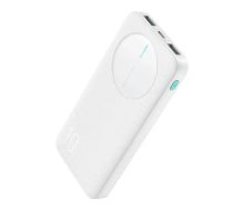 Joyroom JR-PBF12 ārējais akumulators (powerbank) | 10000 mAh | 12W | USB-A, USB-C | balts