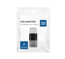Adapter Micro USB to Type C Blue Star - black