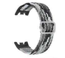Beline pasek Mi Band 8 Nylon czarno-biały|black-white