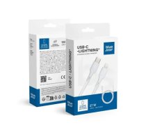 Cable USB C to Lightning Blue Star 2,4A 27W 1 m DC-001CL2.4 white