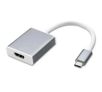 Qoltec Adapter USB-C 3.1 | HDMI | 4K | MHL | Aluminum