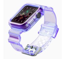 Fusion Light Set silikona siksniņa Apple Watch 42mm | 44mm | 45mm violeta