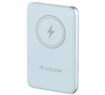 Verbatim indukcyjny `n` Go ārējais akumulators (powerbank) | 5000 mAh | 15W | Bezvadu, MagSafe | zils