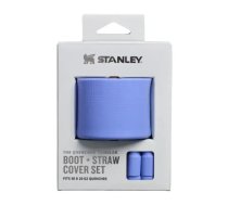 Aizsargpārvalka un salmiņu vāciņu 2 gab. komplekts termokrūzēm 0,89L/0,59L The Quencher Boot + Straw Topper hortenziju zils