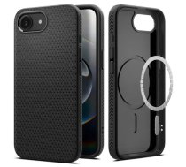 Spigen Liquid Air Mag ar MagSafe telefona maciņš priekš iPhone 16e matēts melns ar MagSafe