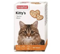 Vitamīnizēta papildbarība - Beaphar KITTY'S + Taurine + Biotin, 180tab.