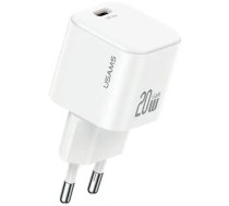 USAMS Tīkla lādētājs JO sērija CC260 | 20W | USB-C | ar USB-C vadu 1m komplektā balts