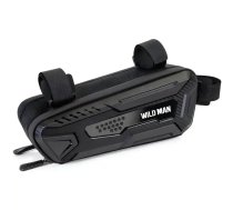 WILDMAN traveling bag under the bike frame with zipper 1L M40 black