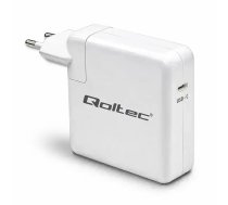Qoltec Super Fast Power Delivery 96W Charger | USB-C 3.0 | 5–20V | 3–4.8A | MacBook Laptop Smartphone
