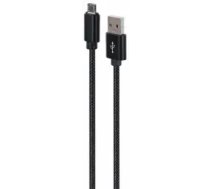 Gembird datu pārraides un uzlādes vads | USB-A uz Micro USB | 1.8m | melns