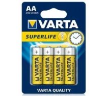 Baterija Varta AA SuperLife Zinc Carbon 4 Pack