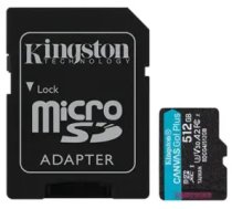 Atmiņas karte Kingston microSDXC Canvas Go Plus Gen4 512GB