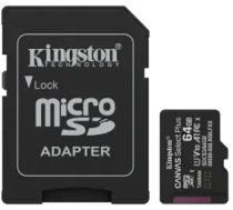 Atmiņas karte Kingston MicroSDXC 64GB Canvas Select Plus