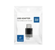 Adapter Type C to Micro USB Blue Star - black