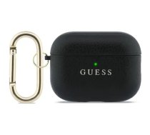Case Guess Grained Classic Logo Hook for AirPods Pro 3 black