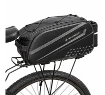 Wozinsky Bike Trunk Bag with Long Strap and Expandable Side Pockets - Black