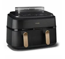 PHILIPS karstā gaisa katls ar diviem groziem un tvaika funkciju, 2750W, 9L