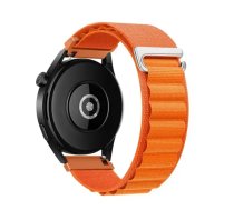 Strap to Samsung Galaxy Watch Forcell F-Design FS05 polyester fiber buckle 22 mm orange