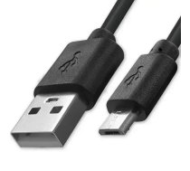 Qoltec USB A male | micro USB B male | 0.5m | BULK cable