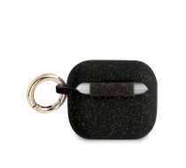 GUA3SGGEK Guess Glitter Printed Logo Silicone Case for Airpods 3 Black