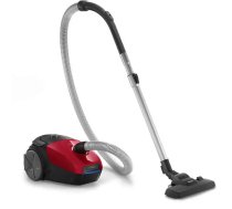 PHILIPS PowerGo putekļsūcējs ar maisiņu, 900 W (sarkans)