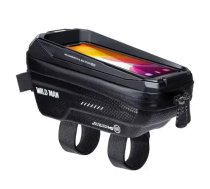 WILDMAN traveling bag for bike frame with zipper 1,2L (4 "- 7") MS66 black