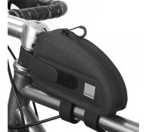 SAHOO bike bag on the bicycle frame with zip 0,3L 122035 black